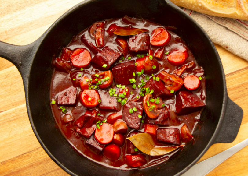 Bourguignon de seitan